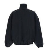 Black jacket, back view