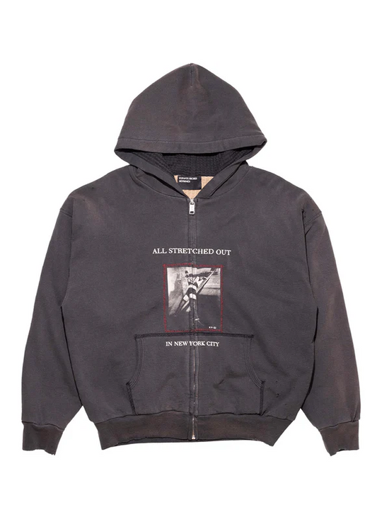 Black hoodie, front view