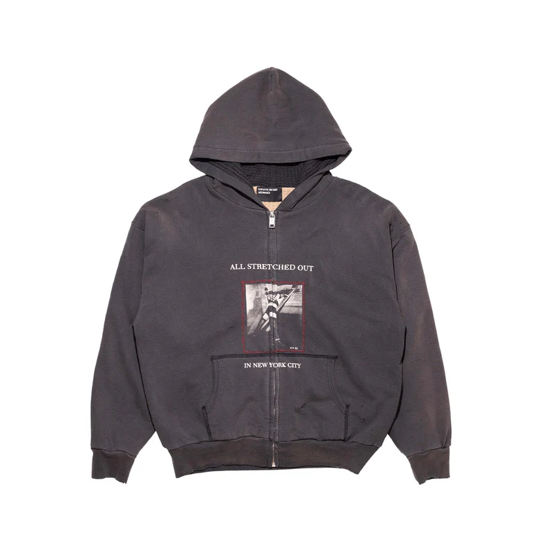 Black hoodie, front view