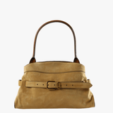Tan bag, front view