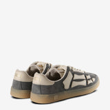 Grey sneakers,back view