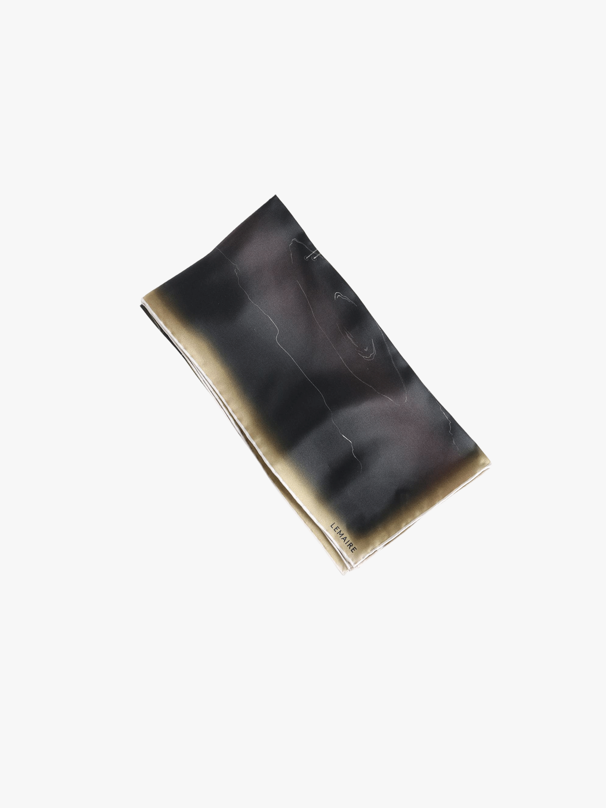 Brown scarf, front view