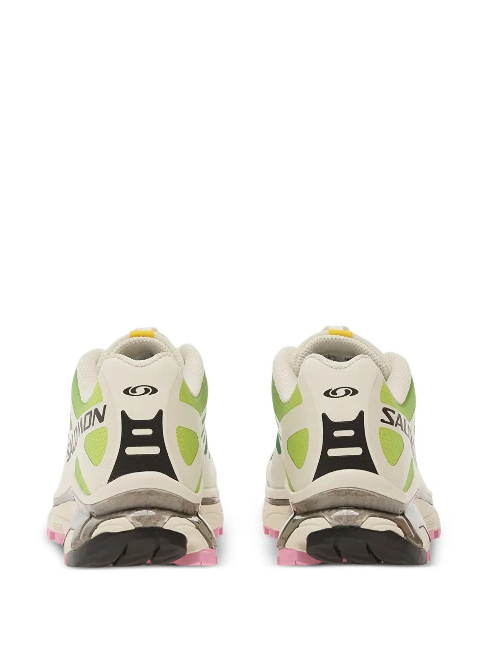 Green shoes, back view