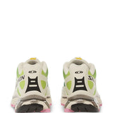 Green shoes, back view