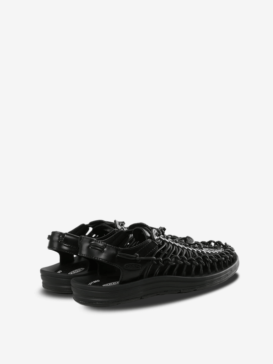 Black sandals, side view