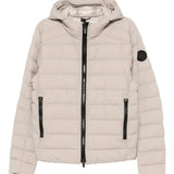 Tan hoodie, front view