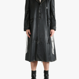 Black coat,full body view