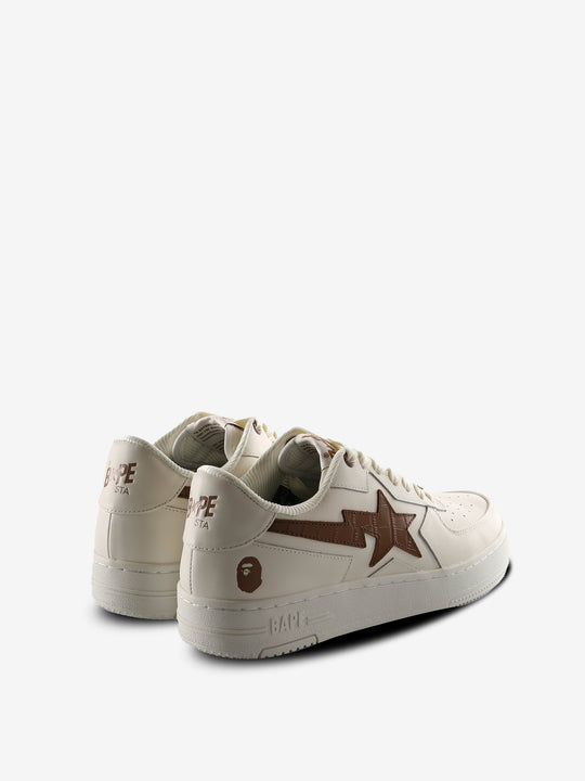 White sneakers, back view