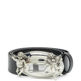 Black accessories, front view