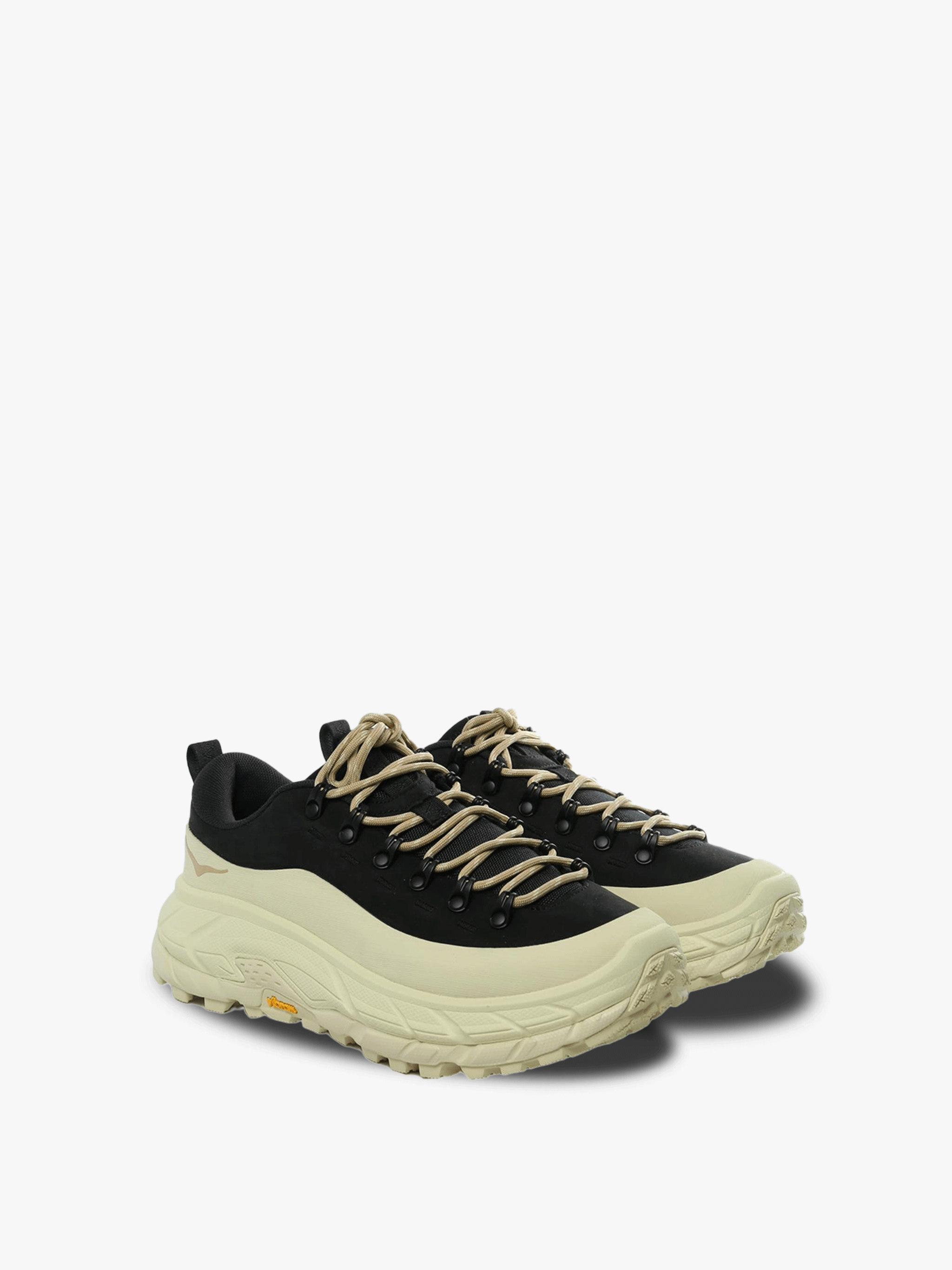 Black and beige sneaker,side view