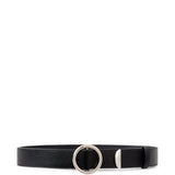 Black accessories, front view