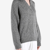 Grey hoodie, front view