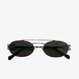 Grey sunglasses, front view