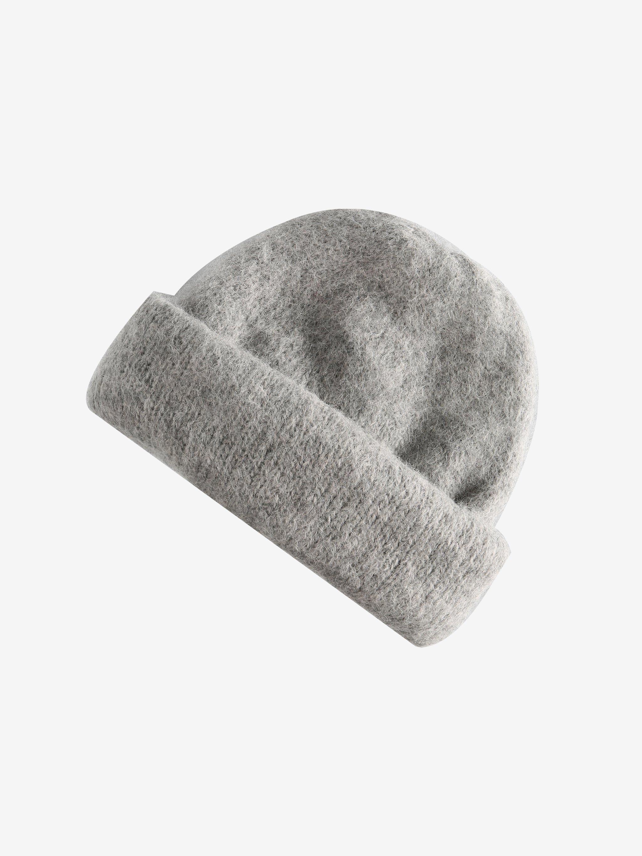 Grey hats, side view