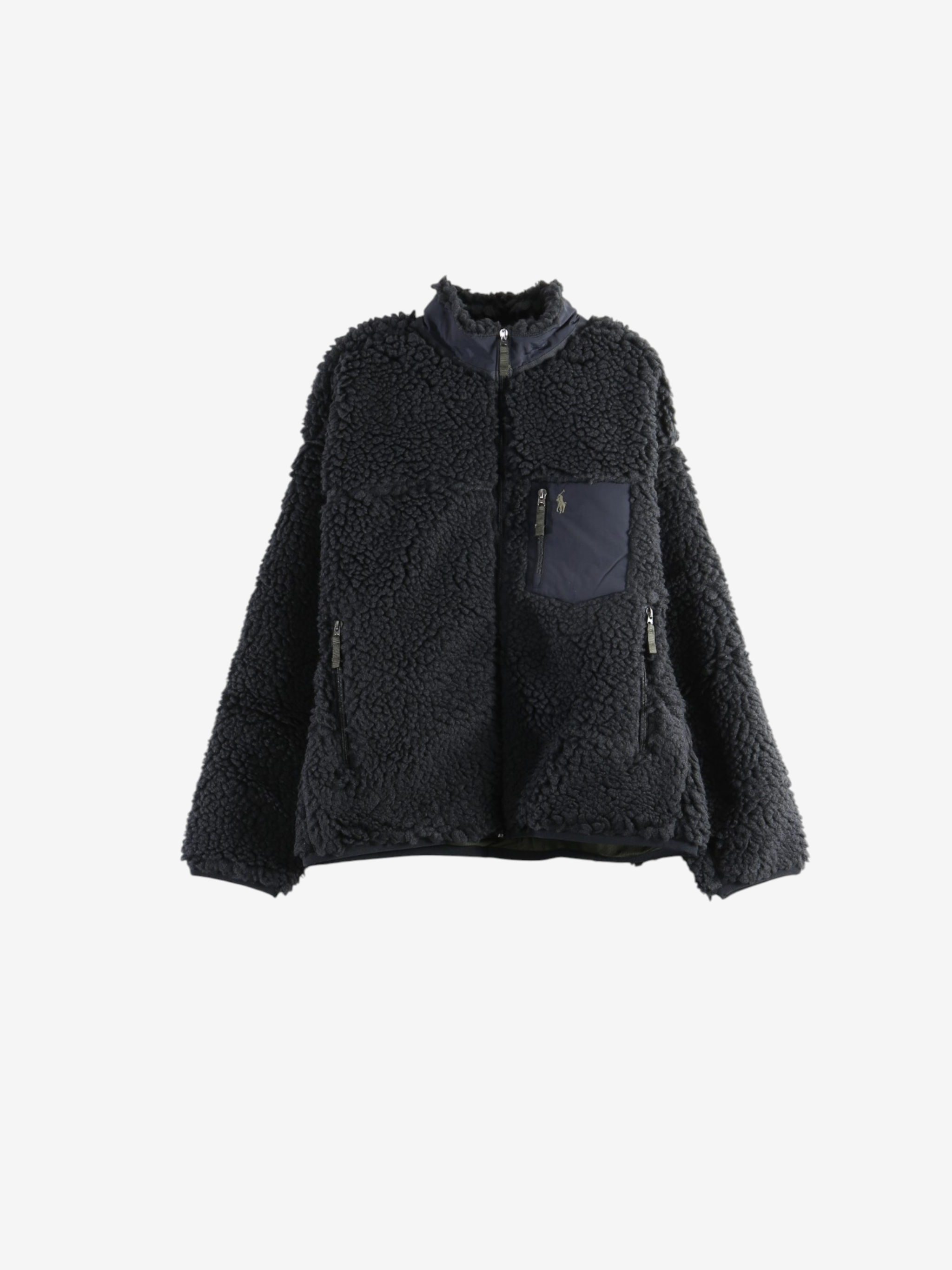 Black jacket, front view