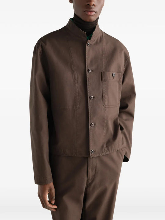 Brown jacket, front view
