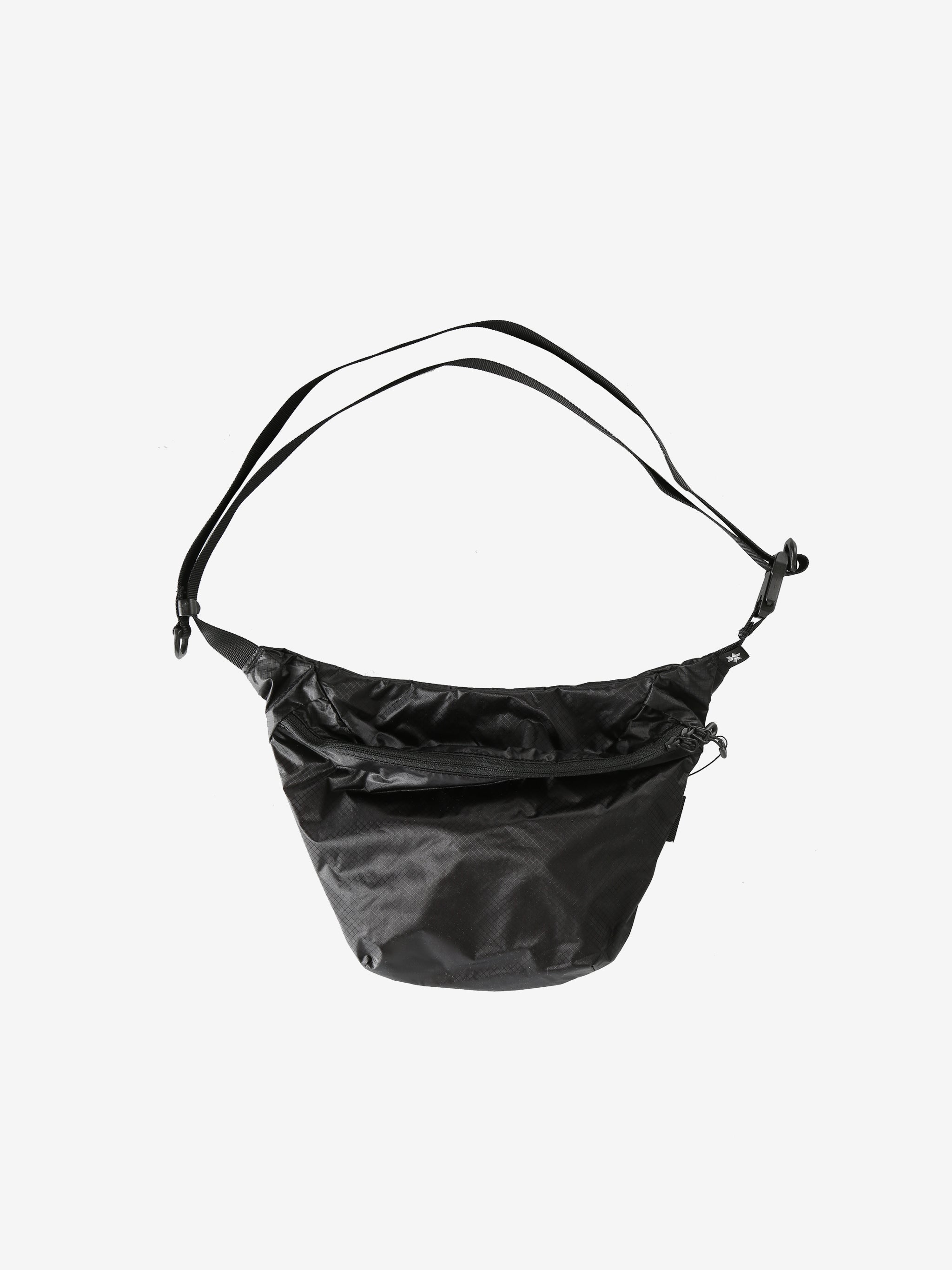 black bag, front view