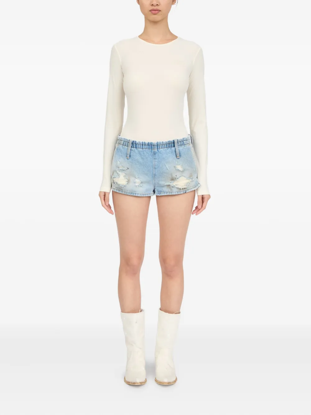 MM6 Maison Margiela - Women Denim Shorts