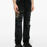 Black jeans, full body view