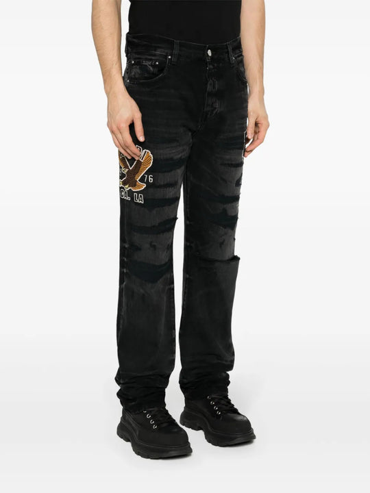 Black jeans, full body view