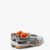 Grey shoes, side view