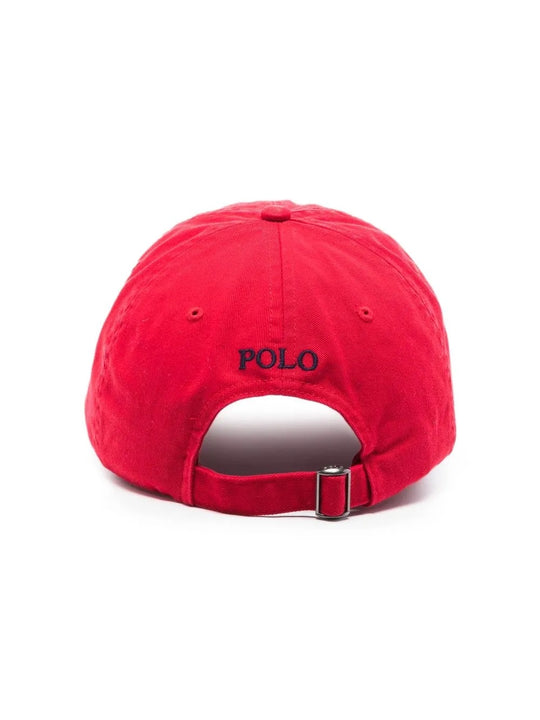 Red hat, back view
