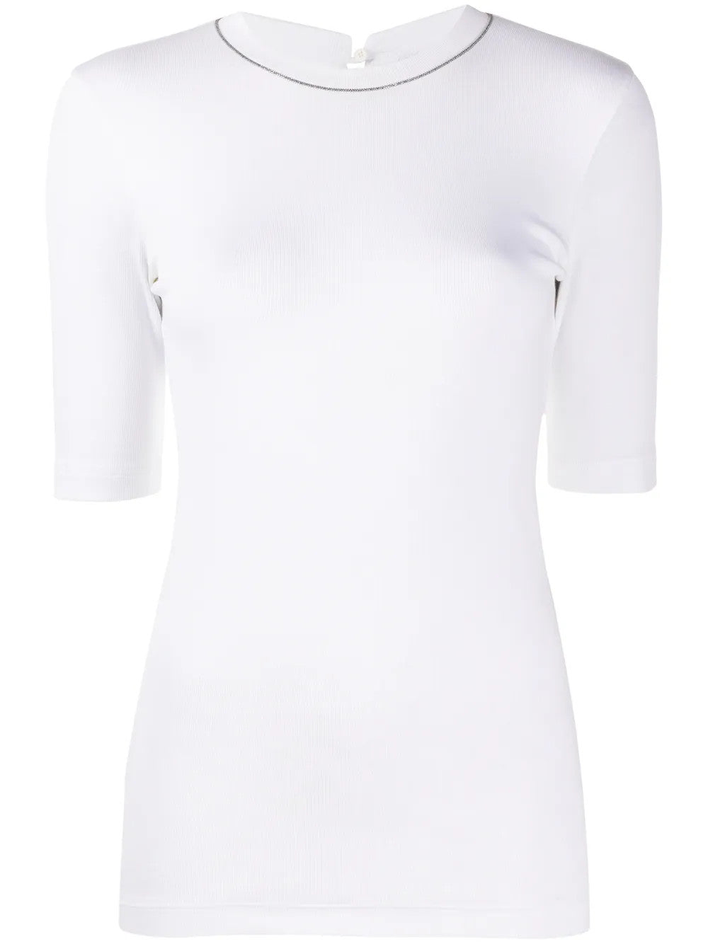 White t-shirt, front view