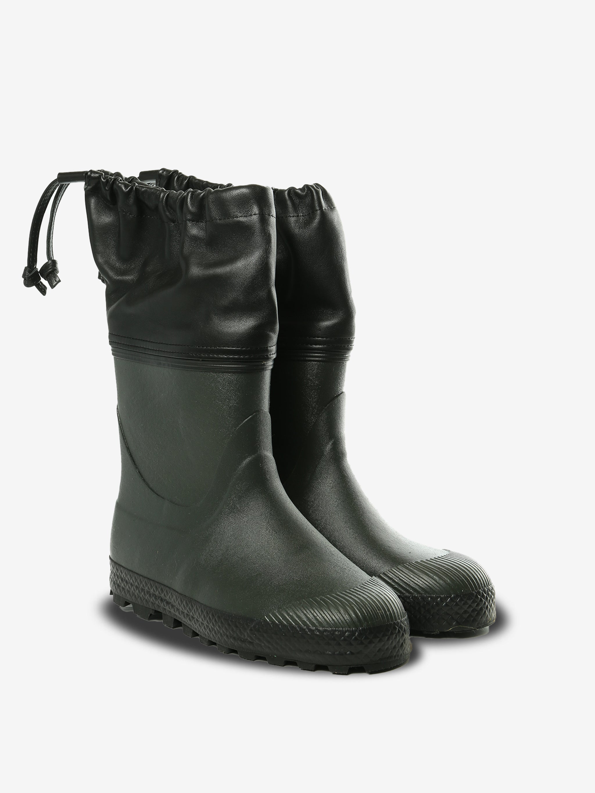 Black boots, side view