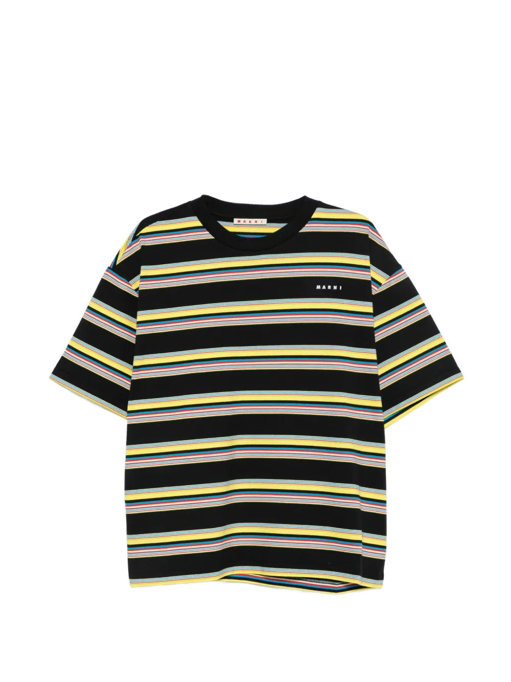 Black t-shirt, front view