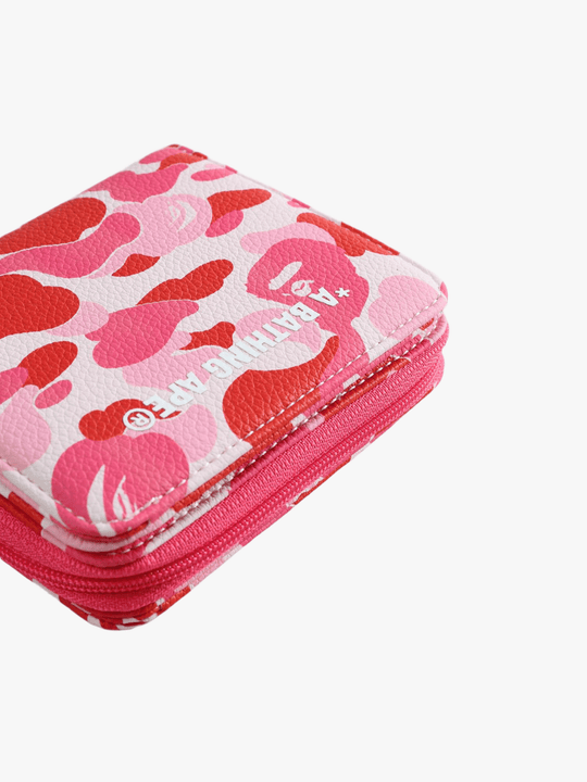 Close up of pink small-accessories, showing texture of the fabric