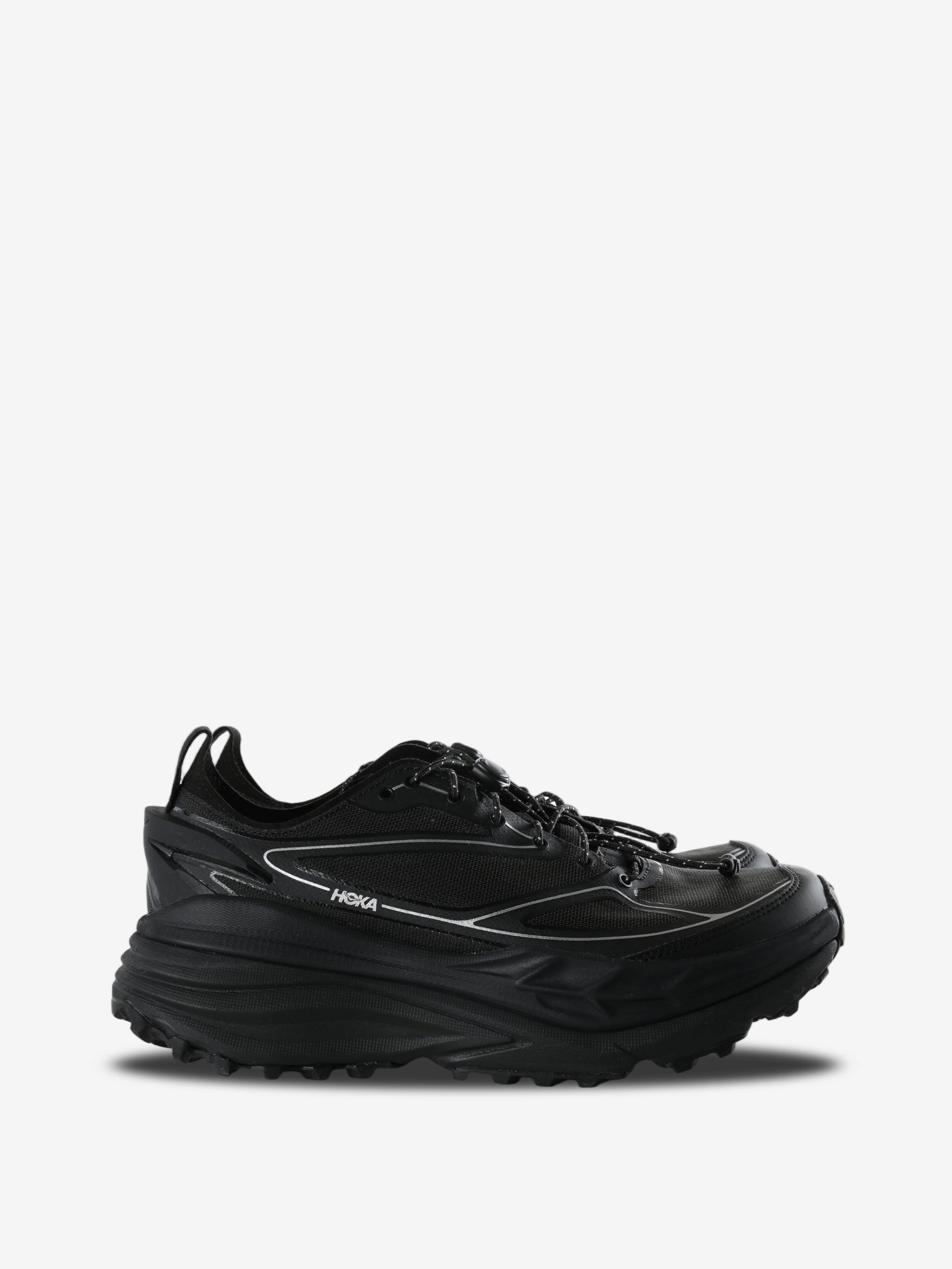 Black shoes, side view