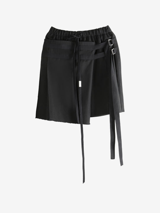 Black skirt, front view