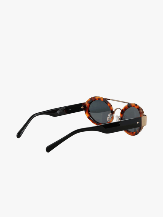 Brown eyewear, front view