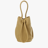 Tan bags, front view