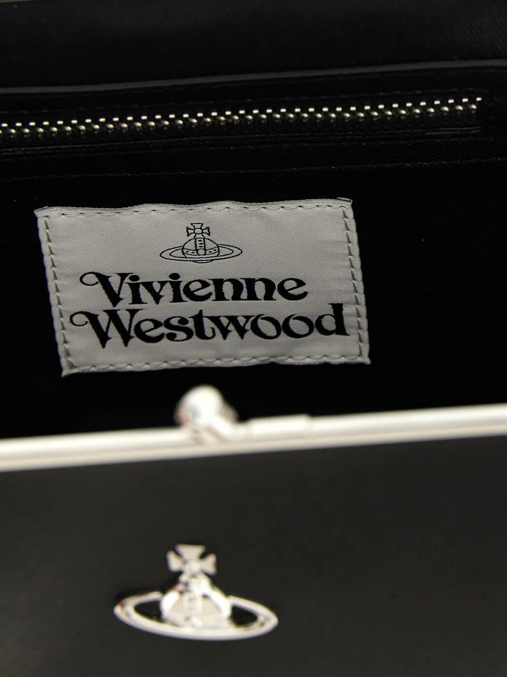 Close up of Black bag, showing detail