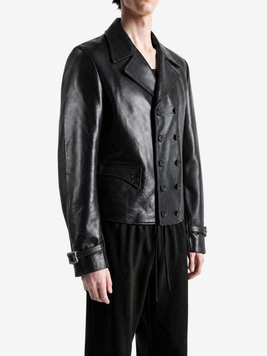 Black jacket, full body view