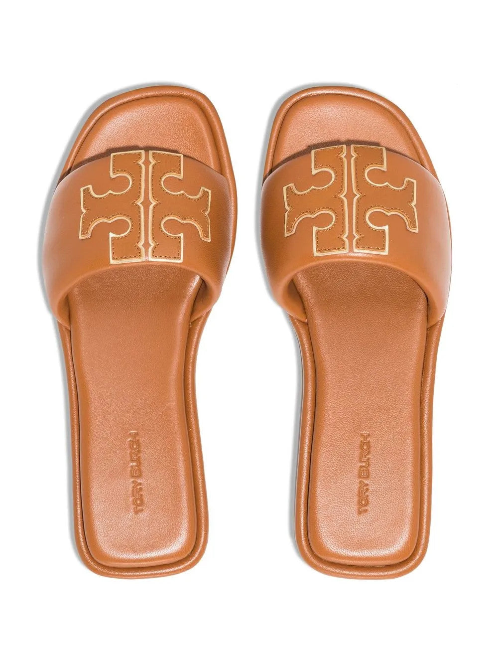 Tan shoes, front view