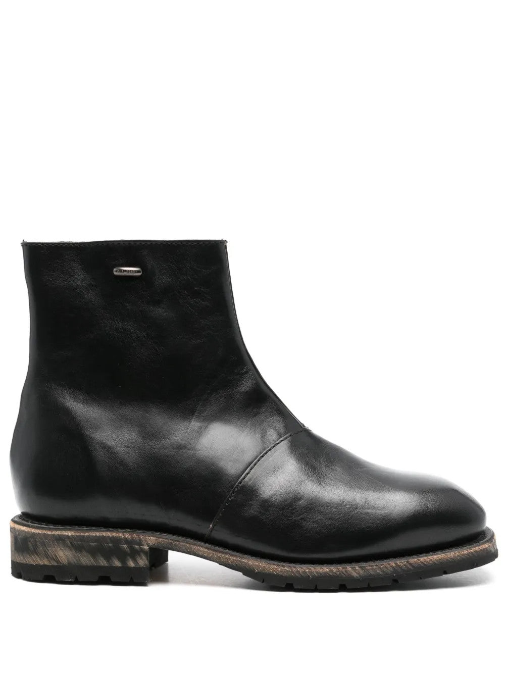 Black boots, side view