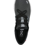 Grey sneakers, top view