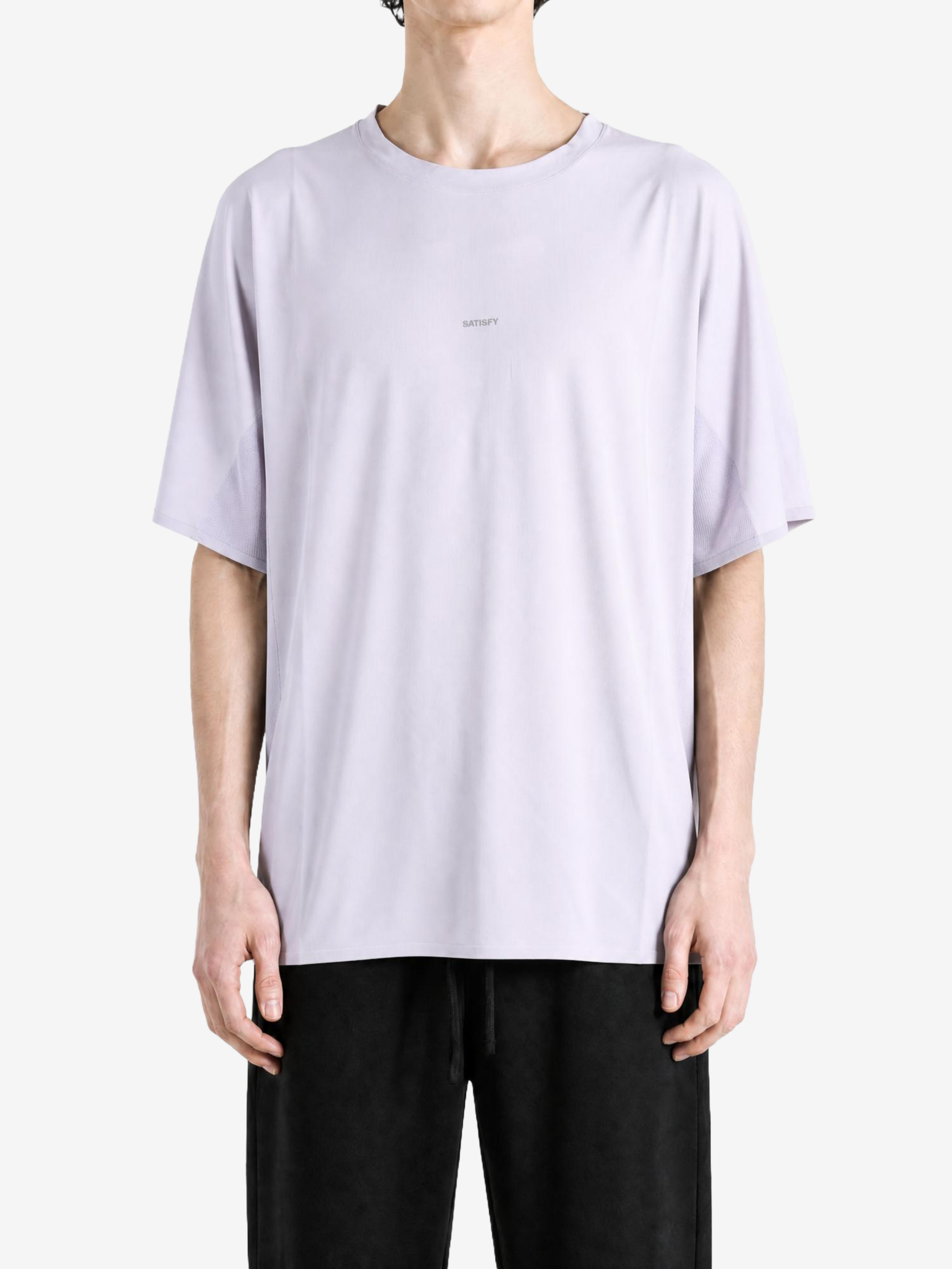 Purple t-shirt, front view