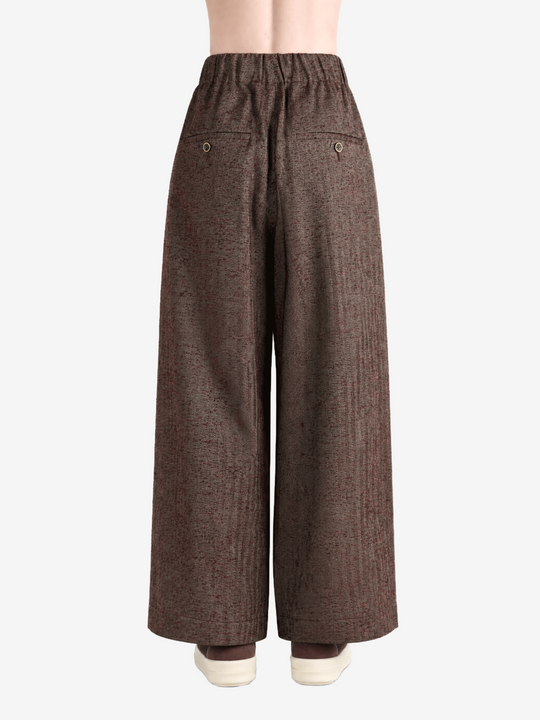 Brown pants, full body view