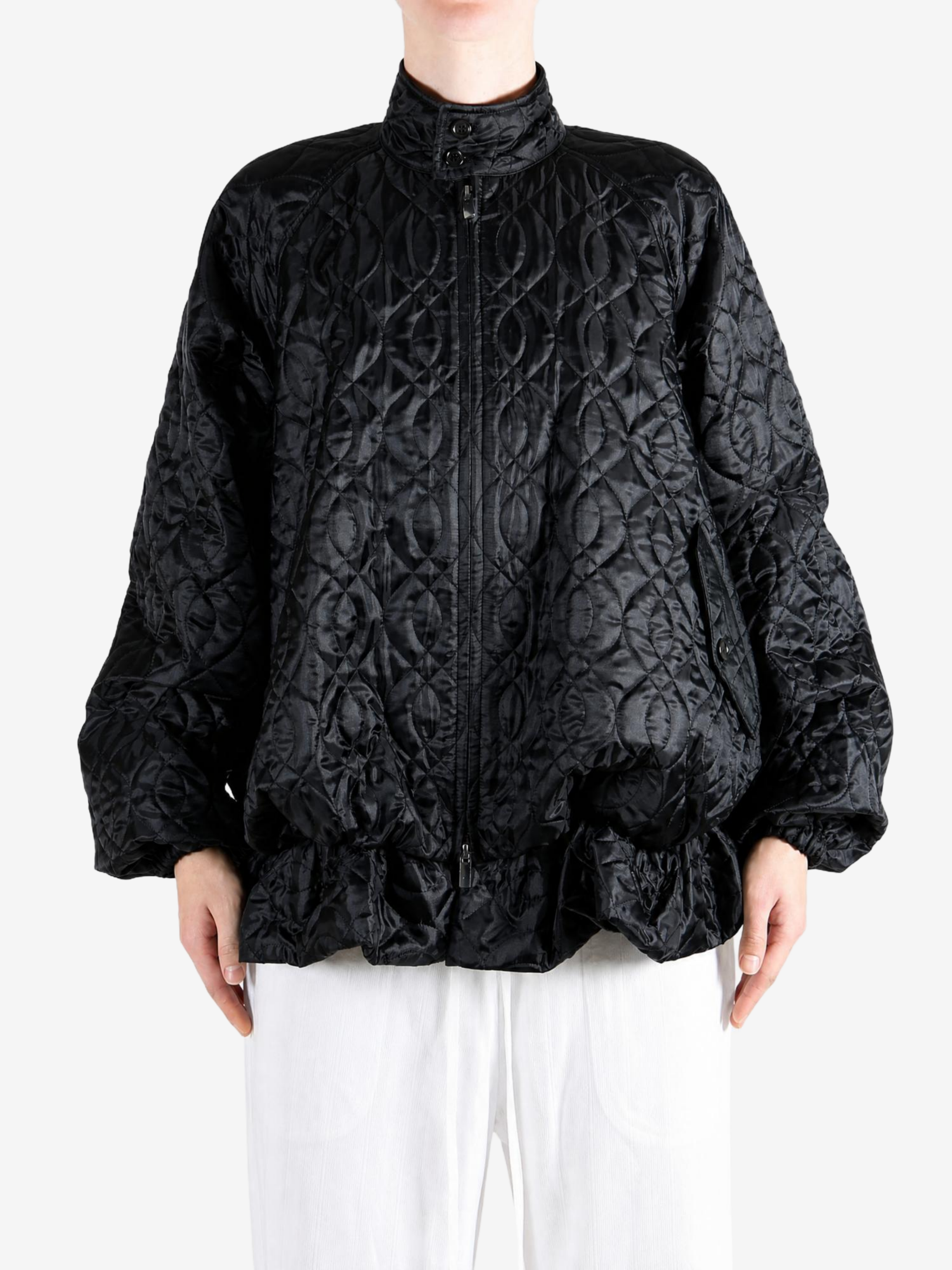 Black jacket, full body view