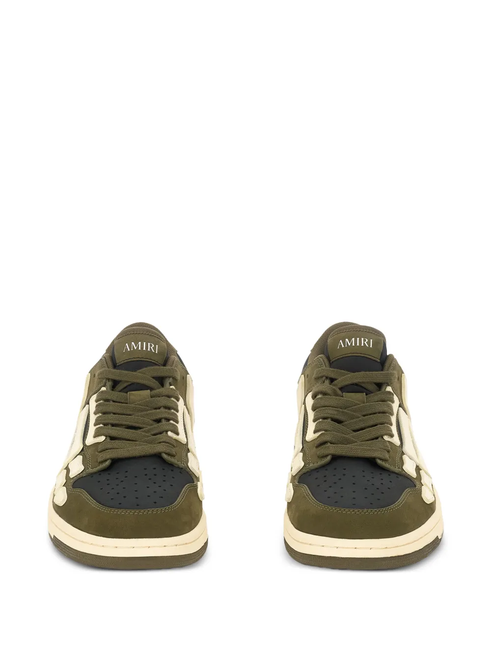 Green shoes, front view