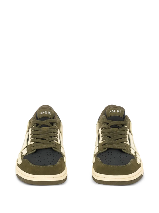 Green shoes, front view