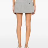 ALEXANDER WANG - Women Zipper Details Pre-Styled Pleated Skort