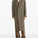 Tan coat,full body view