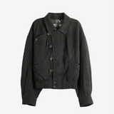 Black jacket, front view