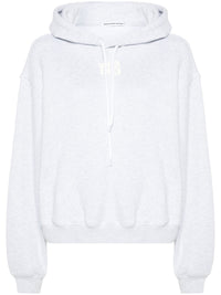 T BY ALEXANDER WANG - Women Essential Terry With Puff Paint Logo Hoodie