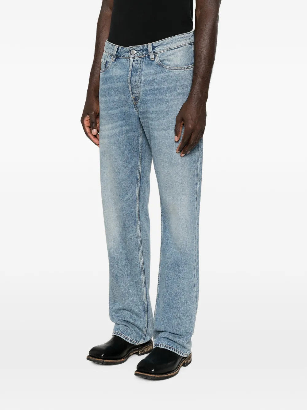 Black jeans, full body view