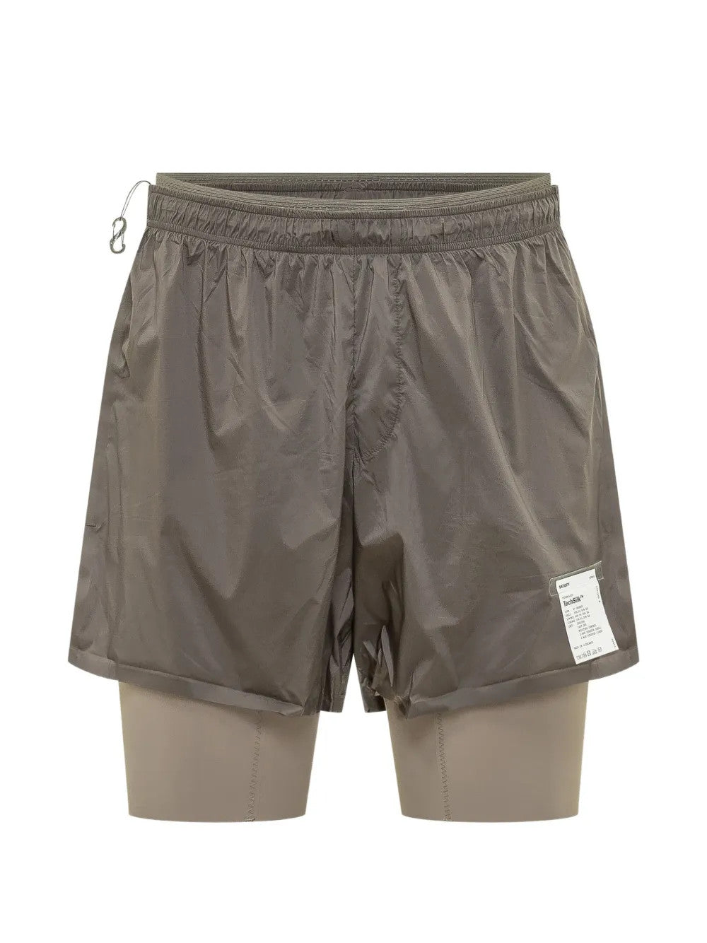 Tan shorts, front view